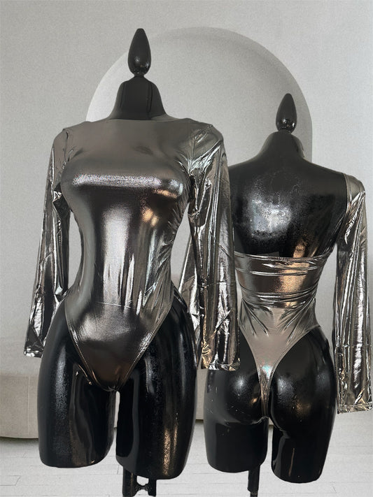 Metallic bodysuit