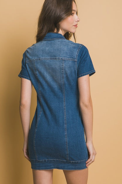 Denim dress