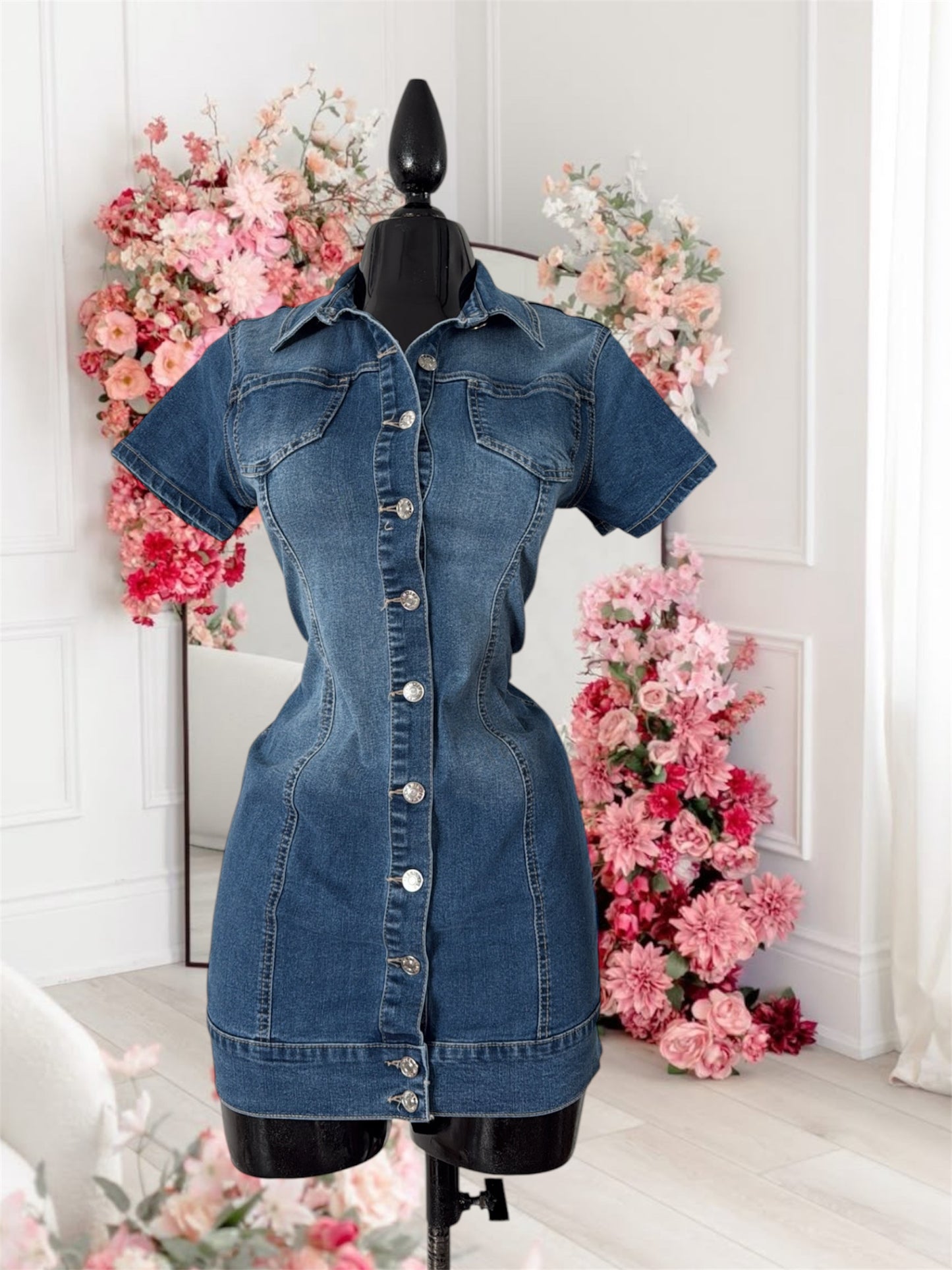 Denim dress