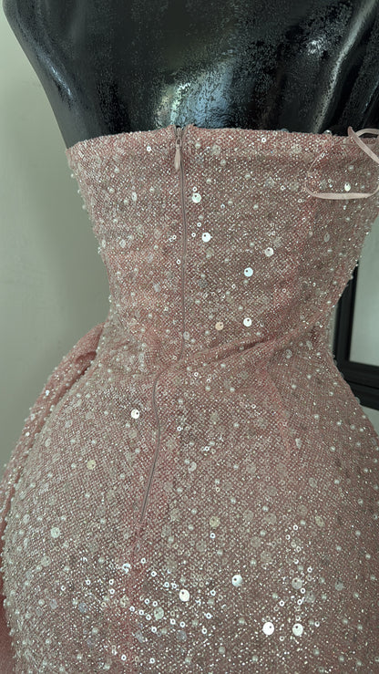 Glitter corset dress