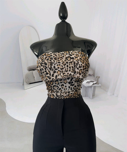 Cheetah print top