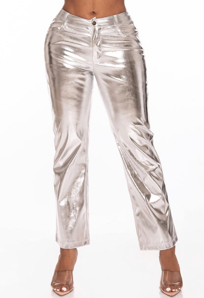 Amargura Metallic pants