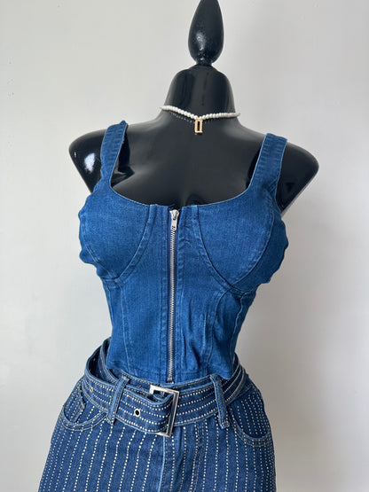 Zoe Denim top