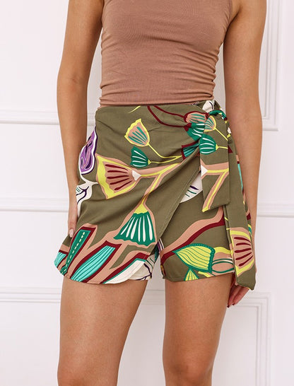 Tulip Print skort.